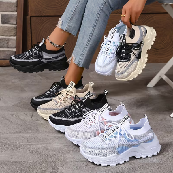 Airsynq - oddychające damskie sneakersy na całodniowy komfort
