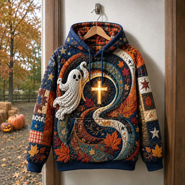 Hoodie z Wzorem Wiary Jesiennej