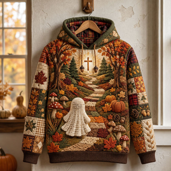 Hoodie Krzyżowy Jesienny