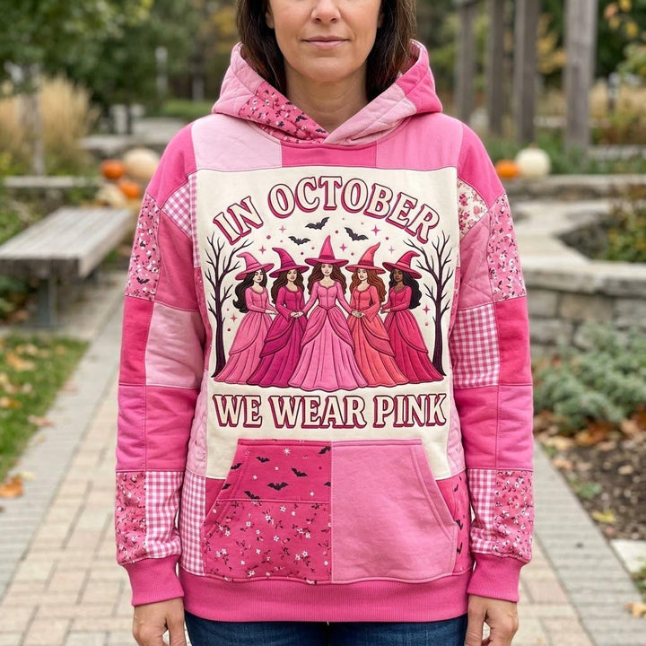 Różowa Magia Października Hoodie