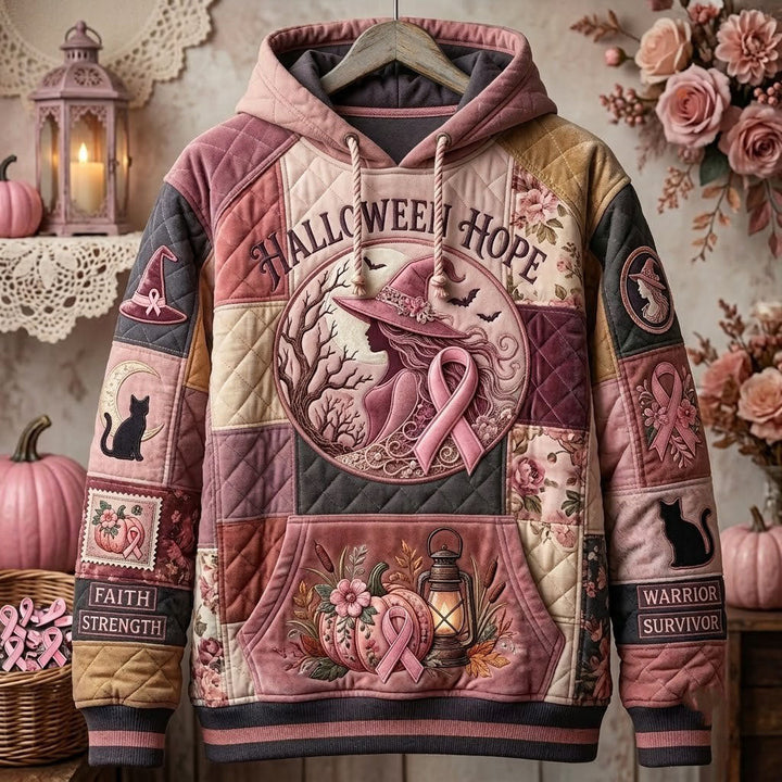 Różowa magia października - Bluza z kapturem