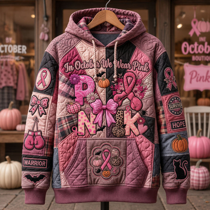 Różowa Magia Października Hoodie