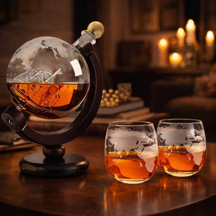 Karafka do Whisky - Edycja Mapa Świata