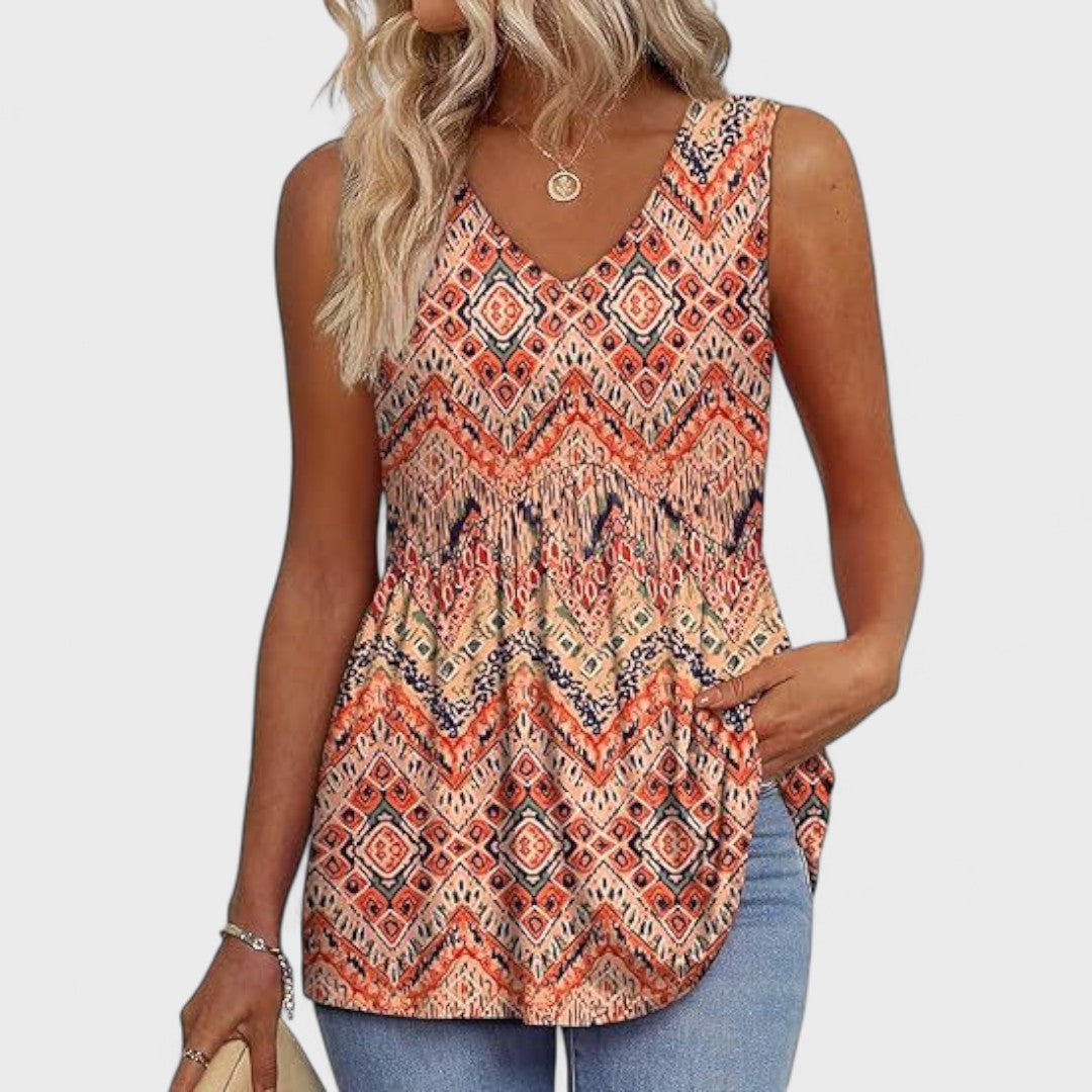 Elenor - Elegancki Casualowy Top na Co Dzień