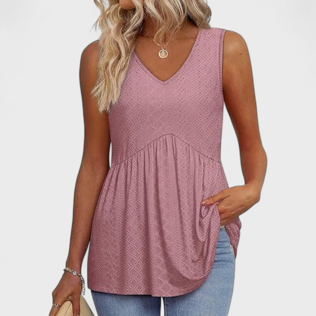 Elenor - Elegancki Casualowy Top na Co Dzień