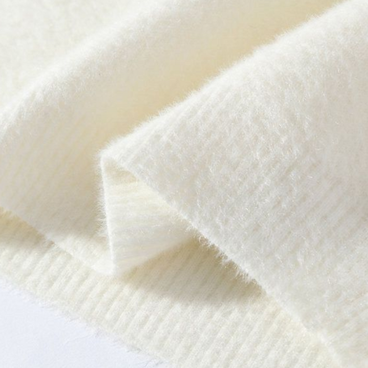 Faelan – Minimalistyczny Ciepły Sweter z Dzianiny