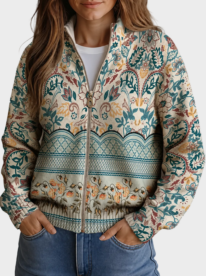 Sybilla™ - Vintage Floral Botanical Border Print