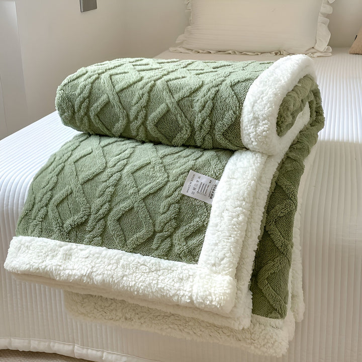 Sabina – Dwustronny Koc Fleece