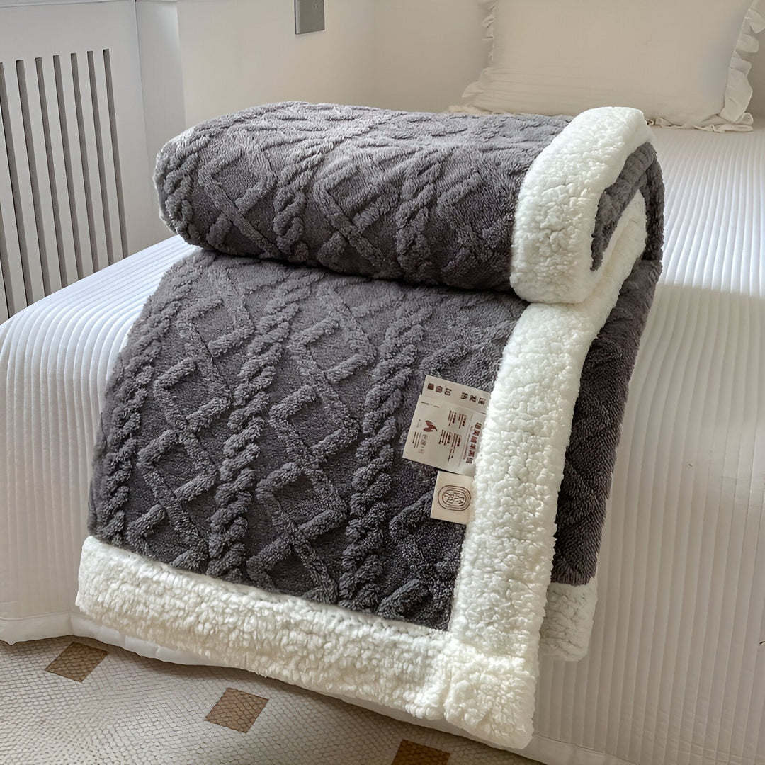 Sabina – Dwustronny Koc Fleece